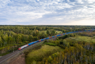 FIRST TRAIN WITH CONTAINERS FROM CHINA, DELIVERED VIA THE NORTHERN SEA ROUTE, DEPARTED FROM ARKHANGELSK