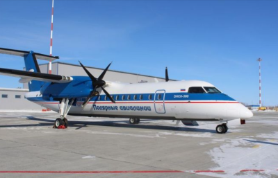 «Полярные авиалинии» возвращают в строй самолет DHC Dash 8-300, после ТО длившегося год