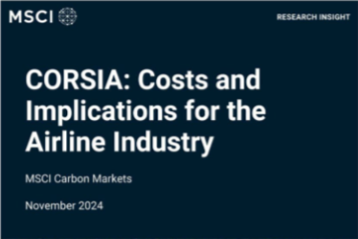 CORSIA: стоимость для авиационной отрасли